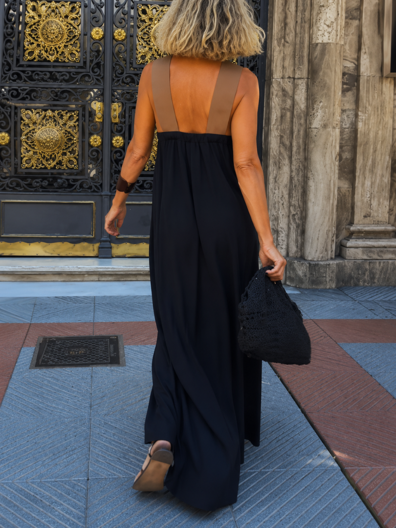 Cross-Over Maxi Dress