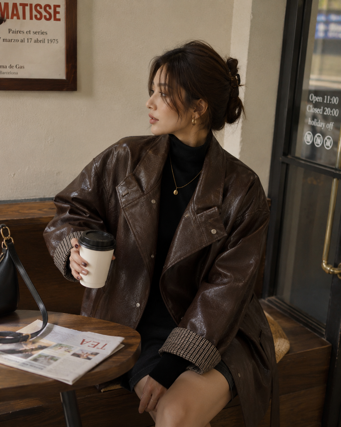 Maillard | Veste en Cuir Élégante