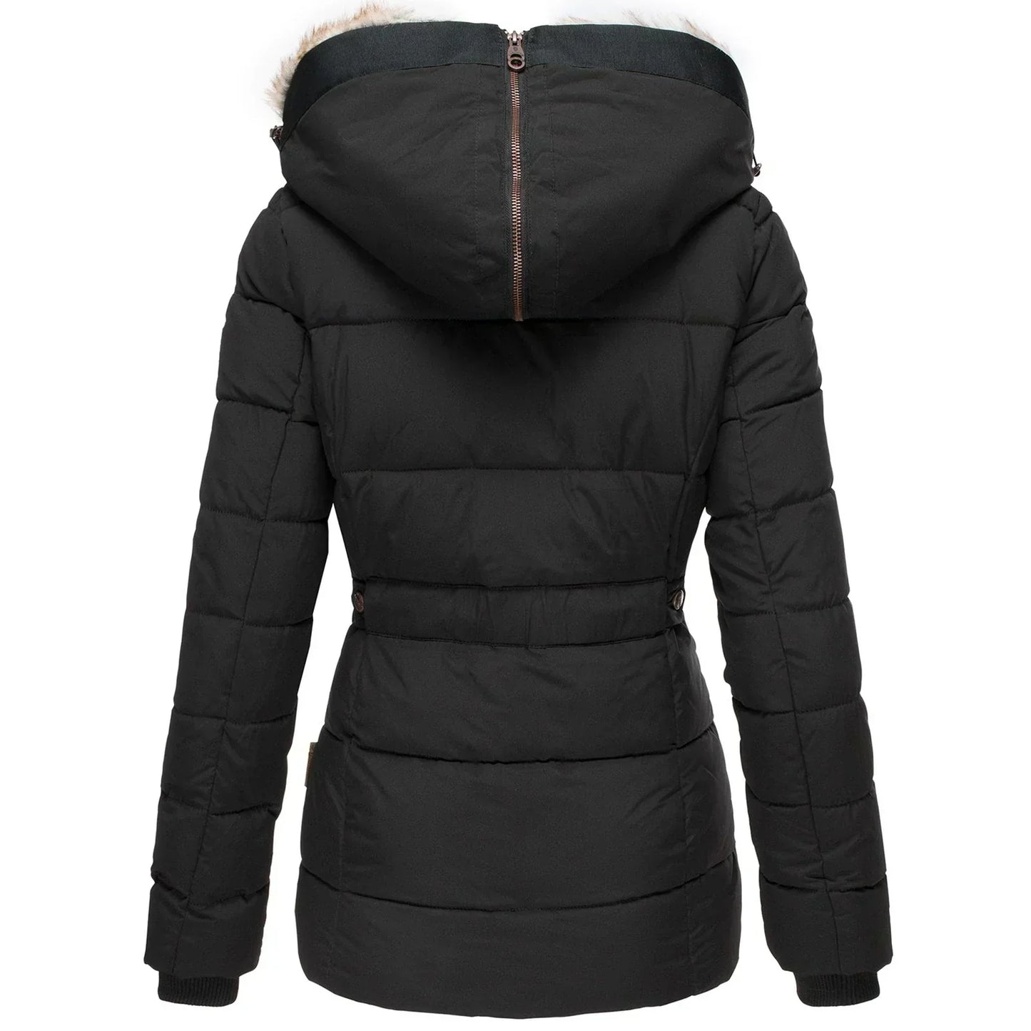 Cazel | Manteau d'hiver chaud avec doublure en fourrure