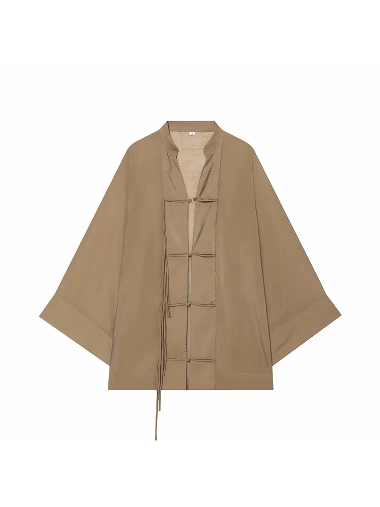 Women Elegant Blouse For Women Loose Long Sleeve Shirts Female Single-breasted Casual Shirts Fashion See Through Thin Top