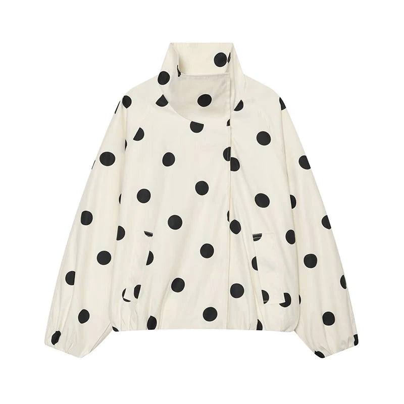 Veste à Pois Élégante