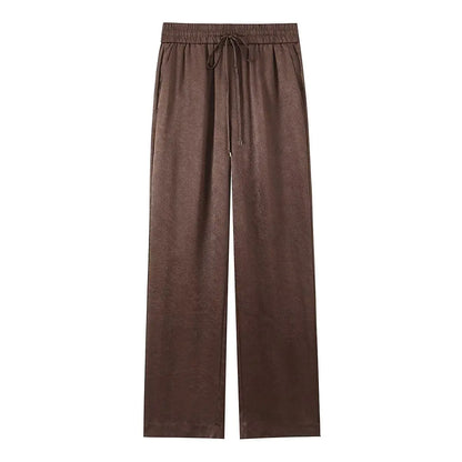 Élégance en Daim | Ensemble Blazer & Pantalon