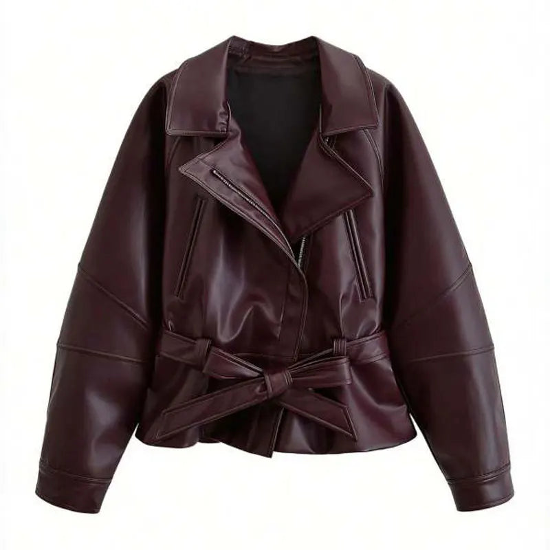 Élégance Intemporelle | Veste en Cuir