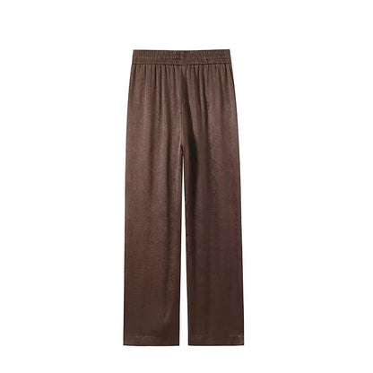 Élégance en Daim | Ensemble Blazer & Pantalon