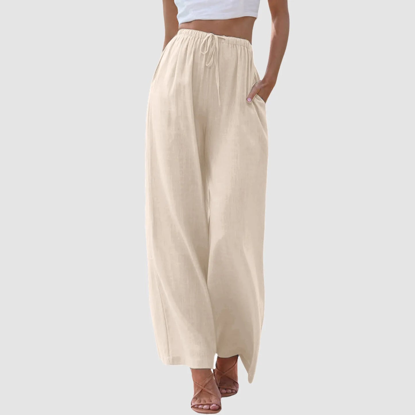 Cazel | Pantalon taille haute à jambes larges