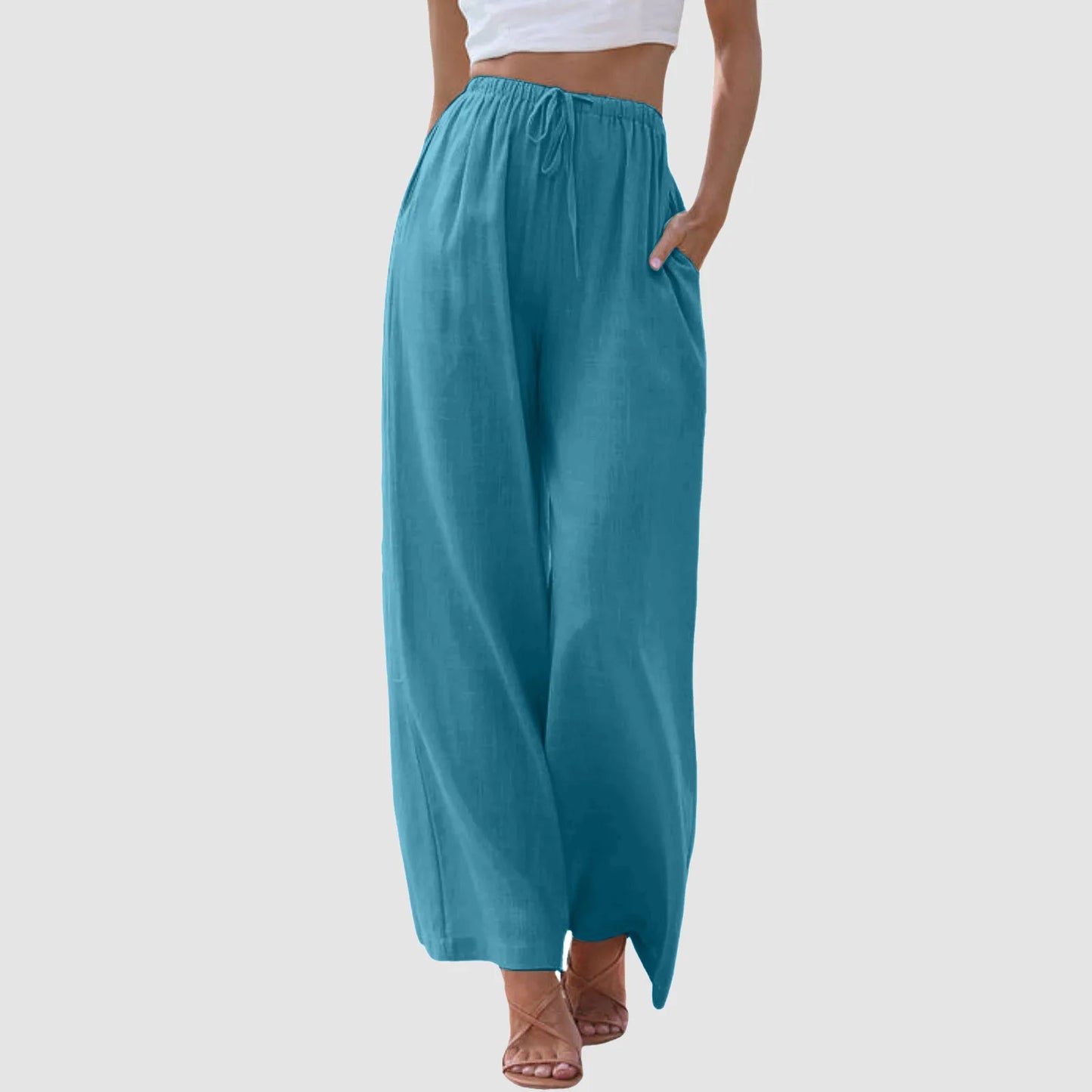 Cazel | Pantalon taille haute à jambes larges
