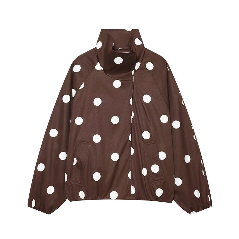 Veste à Pois Élégante