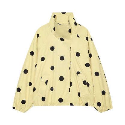 Veste à Pois Élégante