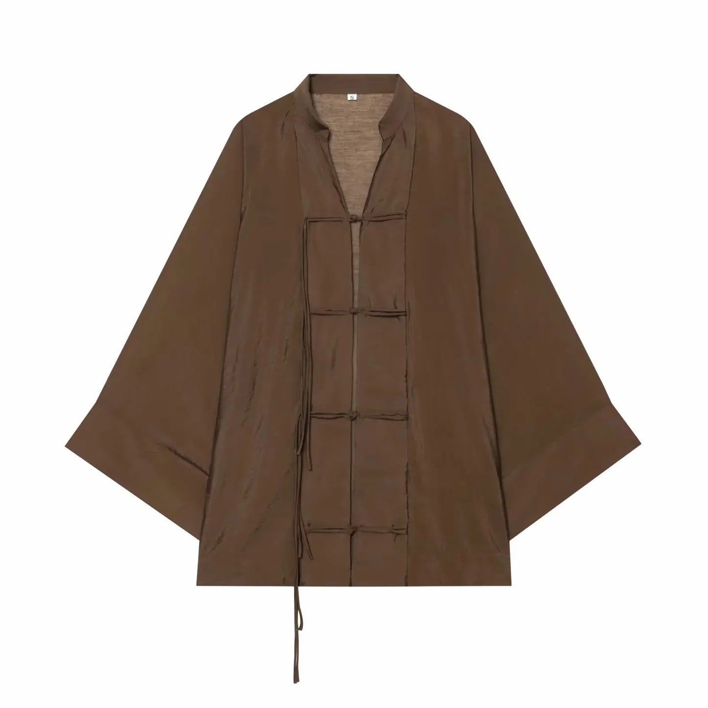 Women Elegant Blouse For Women Loose Long Sleeve Shirts Female Single-breasted Casual Shirts Fashion See Through Thin Top