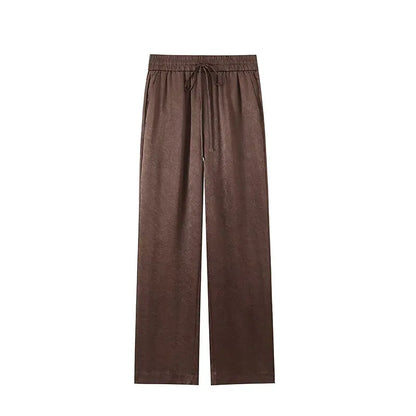 Élégance en Daim | Ensemble Blazer & Pantalon