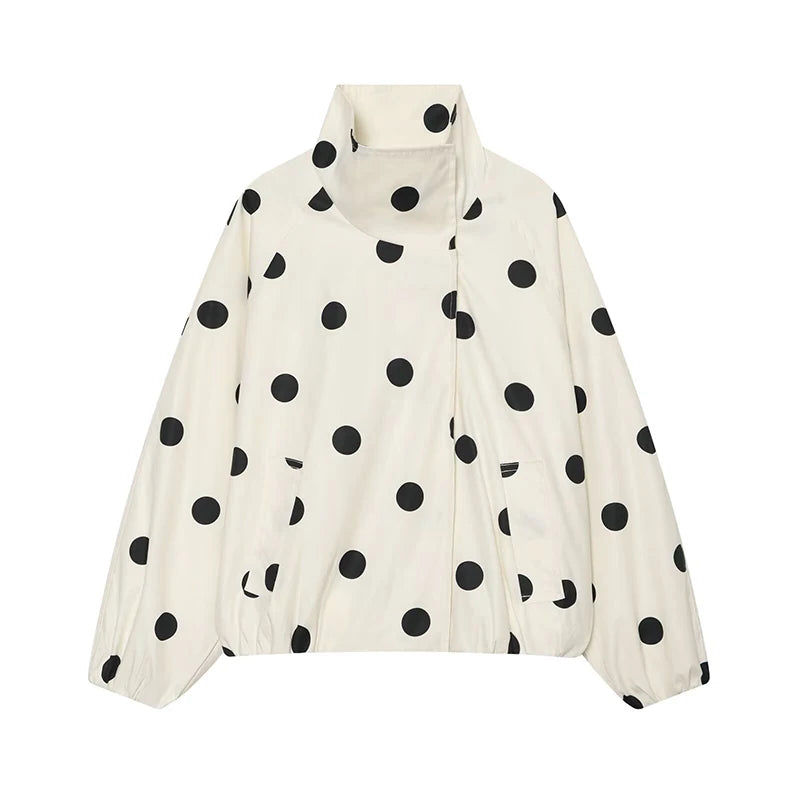 Veste à Pois Élégante
