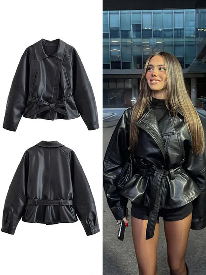 Élégance Intemporelle | Veste en Cuir