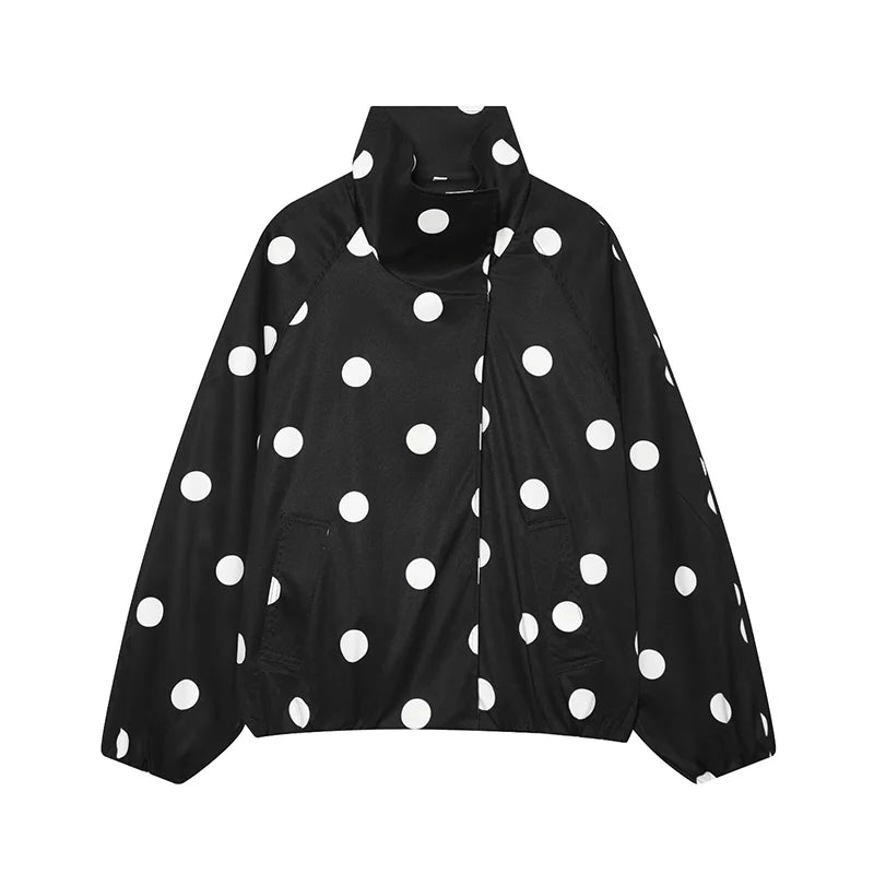 Veste à Pois Élégante