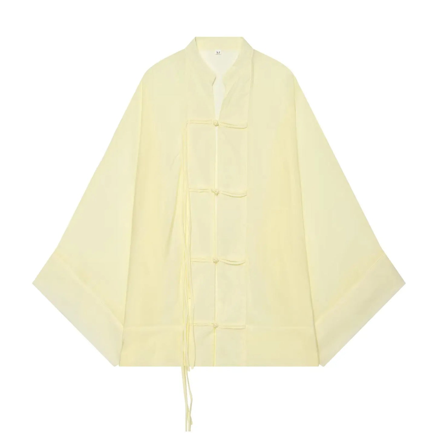 Women Elegant Blouse For Women Loose Long Sleeve Shirts Female Single-breasted Casual Shirts Fashion See Through Thin Top