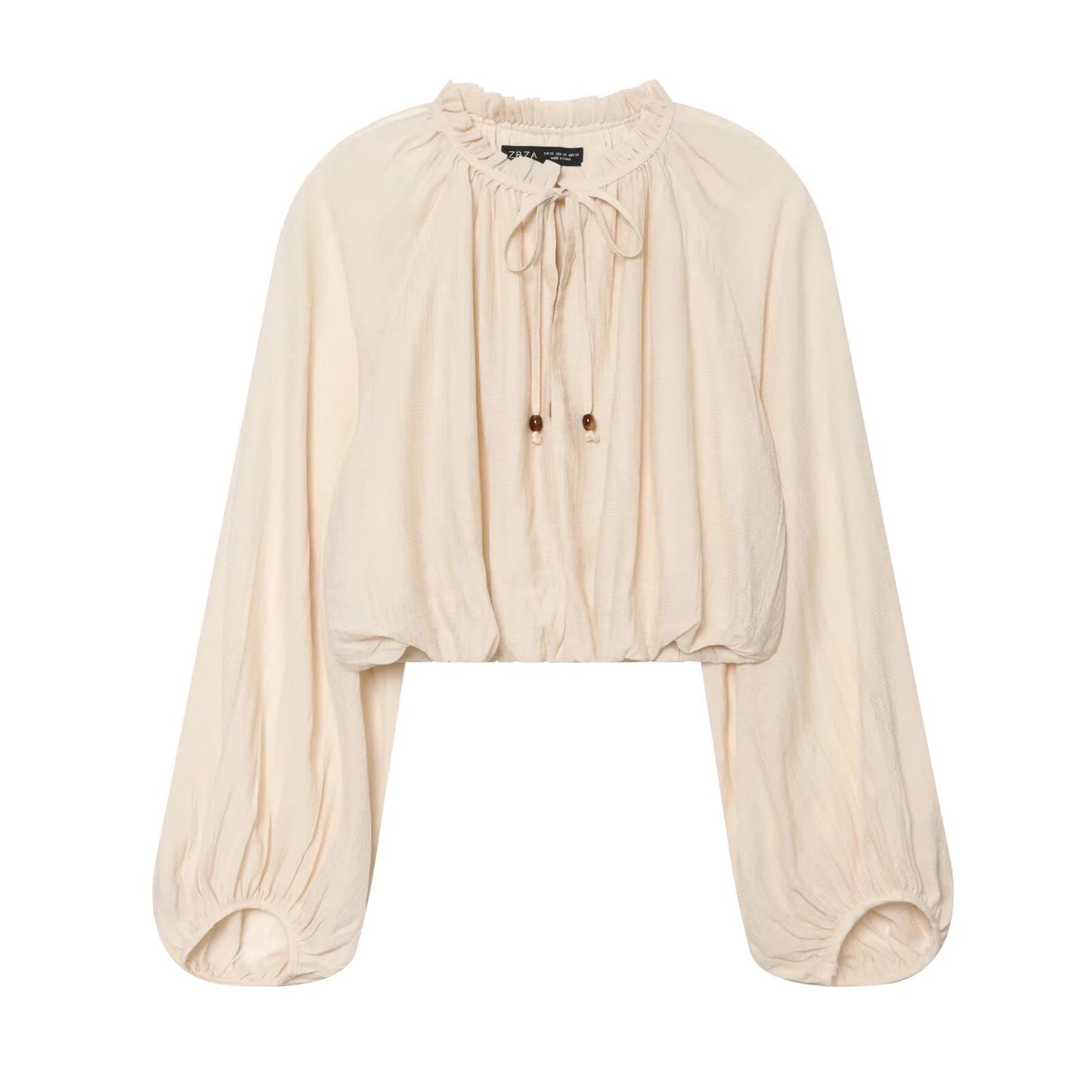 2026 summer new women's clothing with mushroom edge and large silhouette short top, pleated and pleated fabric skirt set