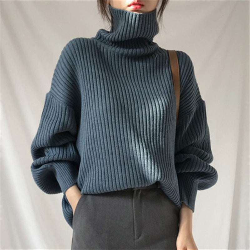 Cazel | Luxe Pull à col roulé et à manches ballon